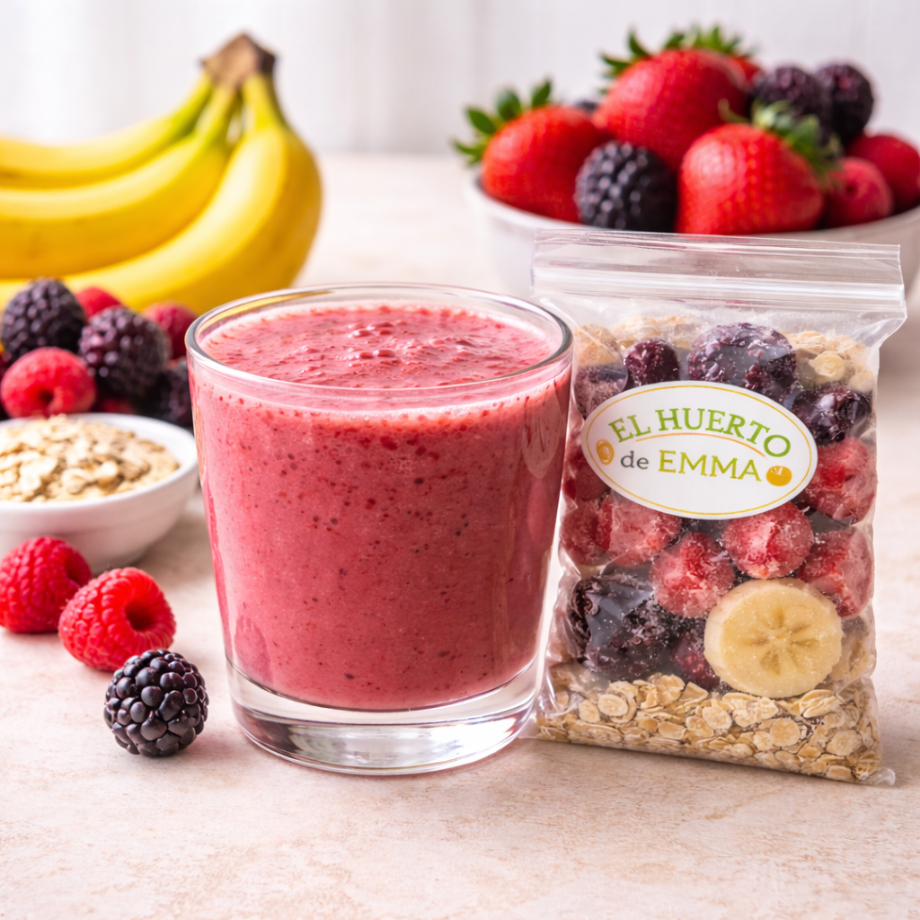 Kit licuado frutos rojos (3 porciones individuales)